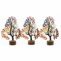 7-Chakra Crystal Tree of Life - Set of 3